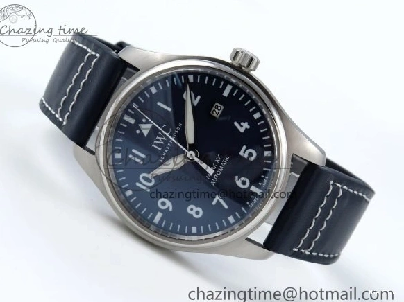 MIROTIME 0508 DailyWear Pilot Mark XX BLSF 1:1 Best Edition Blue Dial on Blue Leather Strap MIYOTA 7022